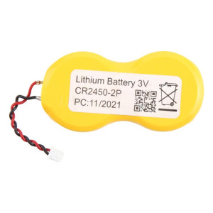 Pile bouton au lithium CR2450-2P 3 V 1 100 mAh avec câble SH2138265-20